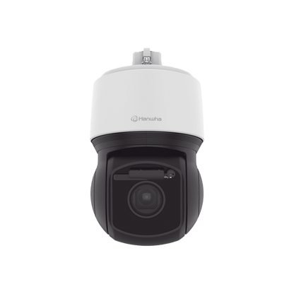 Cámara PTZ IP antivandálica 6MP / 30x Zoom Óptico / IR 200m  / Exterior IP66 / NEMA4X / Auto tracking basado en IA / H.265 & WiseStream / Wiper incluido