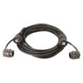 Patch Cord Cat6A IndustrialNet, UTP, Con Plug Industrial y Tapa en Cada Extremo, 1 Metro