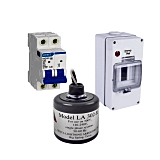 Kit de Centro de Carga Para Corriente Alterna, Breaker de hasta  400 Vca de 63 A con Supresor de Picos Transitorios.