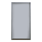 Puerta metálica galvanizada 3x7 pies / Resistente a fuego por 180 min. /Preparación para cerradura cilíndrica y refuerzo para cierra puerta