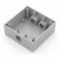 Caja Condulet Cuadrada de 3/4" (19.05 mm)/ 3 Bocas (2 Arriba-1 Abajo) / A Prueba de Intemperie.