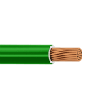 (SLY311) Cable Eléctrico de Cobre Recubierto THW-LS Calibre 12 AWG 19 Hilos Color Verde (100 metros)