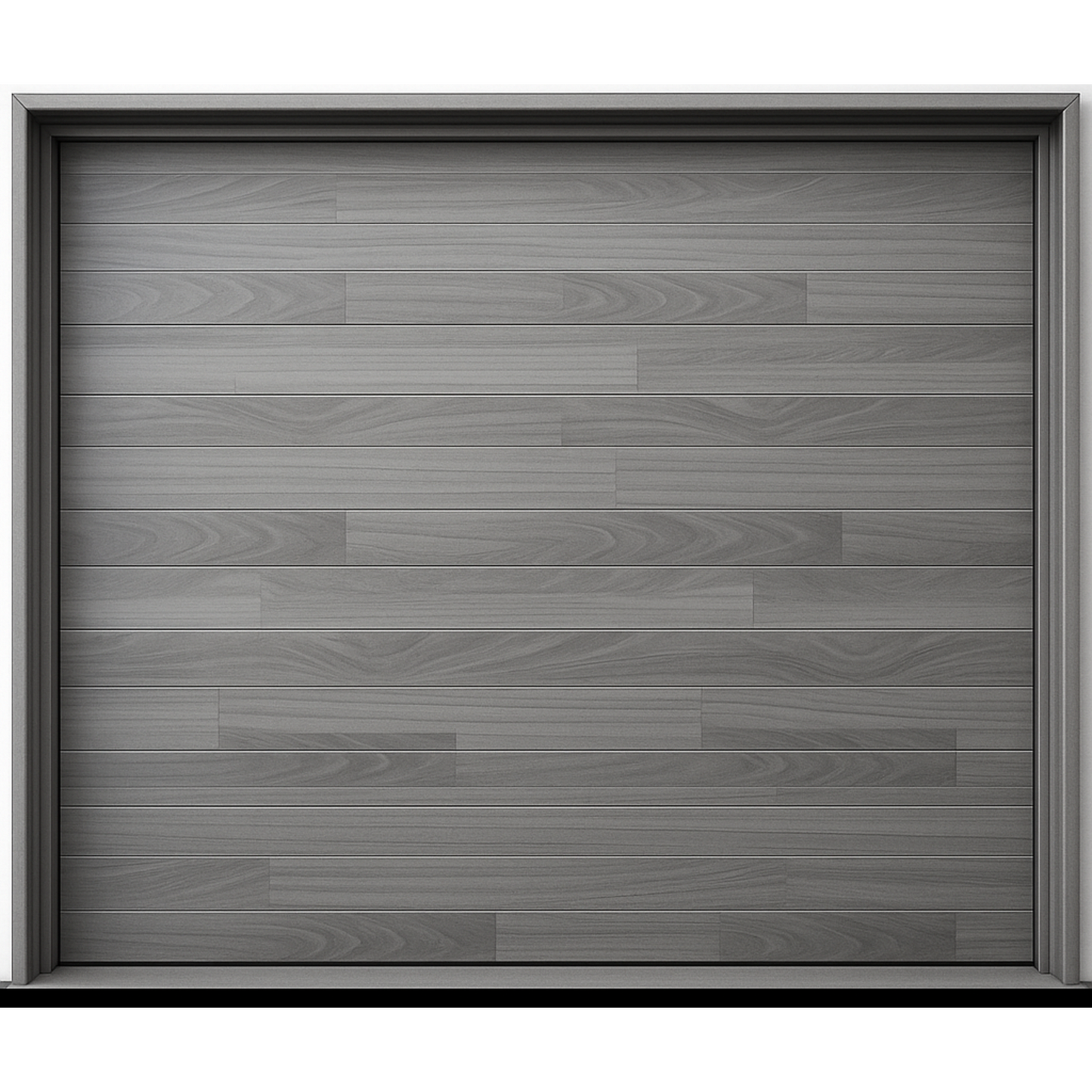 Puerta de Garage de Alta Calidad / Estilo Americano / Acabado Laminado PREMIUM / Color Gris / 16x9 Pies.