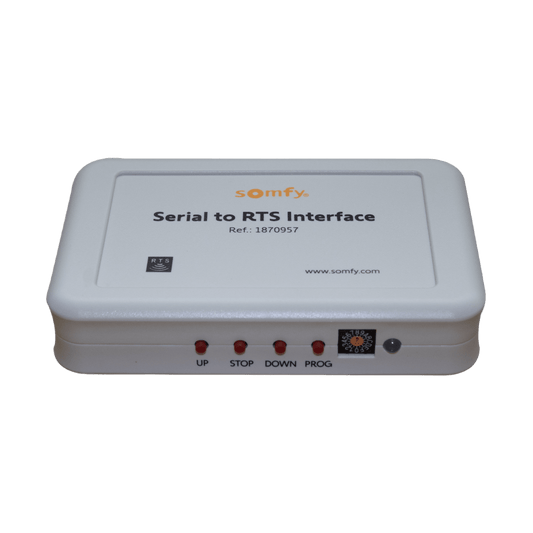 Traductor Universal Somfy Connect, integre SOMFY con el sistema de control de iluminación RadioRA2 de LUTRON.