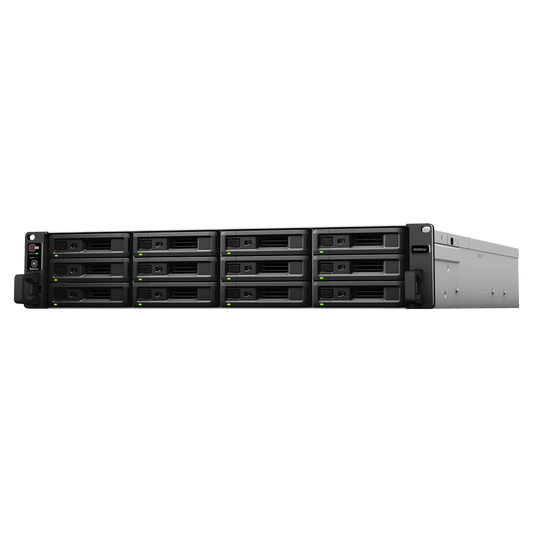 RackStation RS3621xs+ | 12 Bahías | Procesador Intel Xeon D-1541 8 Núcleos | 8 GB DDR4 ECC | Dual 10GbE | Alimentación Redundante | Escalable a 36 Bahías | Garantía 3 Años.