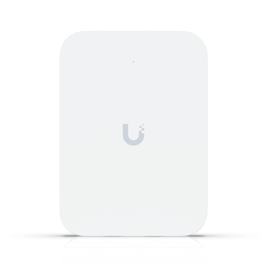 U7 In-Wall WiFi 7 Doble Banda para Interiores, con Cobertura de hasta 115 m², Capacidad para 200 Usuarios y Diseño Optimizado para Entornos de Hospitalidad