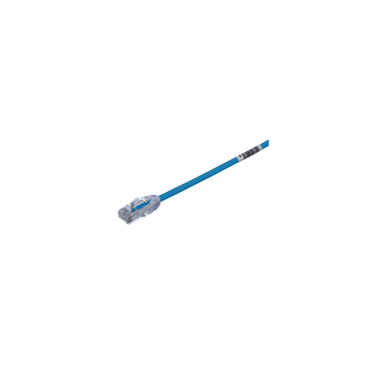 Cable de Parcheo UTP Cat6A, CM/LSZH, Diámetro Reducido (28AWG), Color Negro, 7 ft
