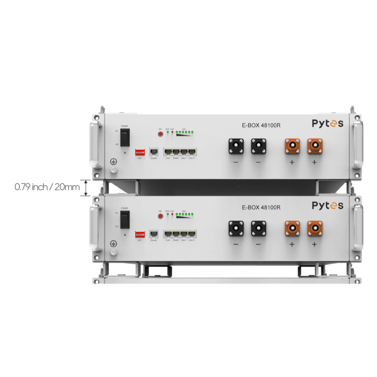 Bracket para  E-BOX-48100R (no incluye batería)