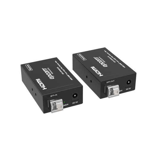 Extensor HDMI sobre Fibra Óptica | Resolución 4K2K@60Hz | Monomodo | 4:4:4 | Ancho de Banda 18 Gbps | Distancia hasta 10 km | HDCP 2.2 | HDR10+ Dolby Vision | Audio 7.1CH