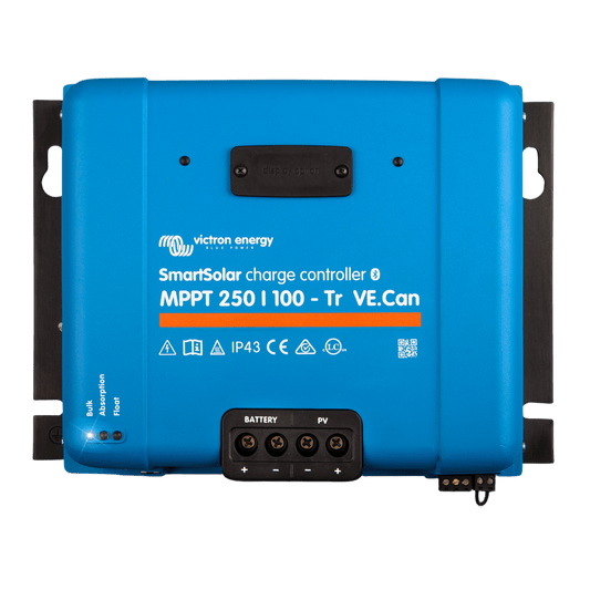 SmartSolar MPPT 250/100-MC4. Controlador Solar MPPT 100A, Voltaje: 48 Vcc. Para uso con Inv. Cargadores Victron