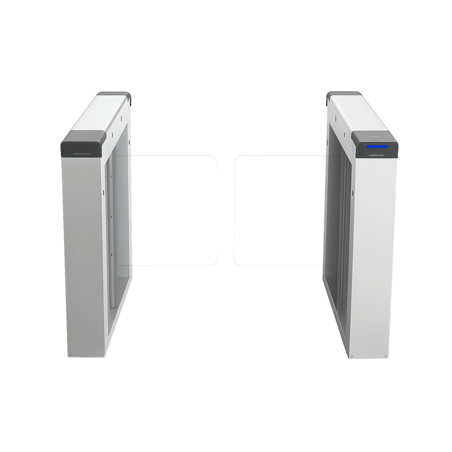 Kit de Torniquetes Izq + Der para EXTERIOR / Carril de 90 cms / Acero Inoxidable SUS304 / Motor Brushless / Capacidad 20-60 Personas por Minuto / 3,000,000 MCBF