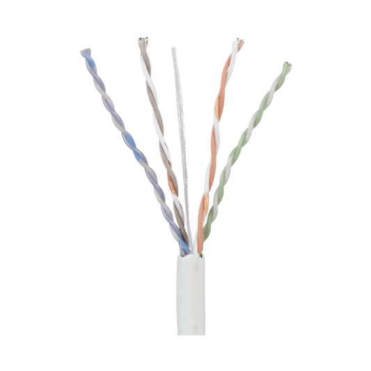 Bobina de Cable UTP 305 m. de Cobre, TX6000™ PanNet, Azul, Categoría 6 (24 AWG), CMP (Plenum), de 4 pares