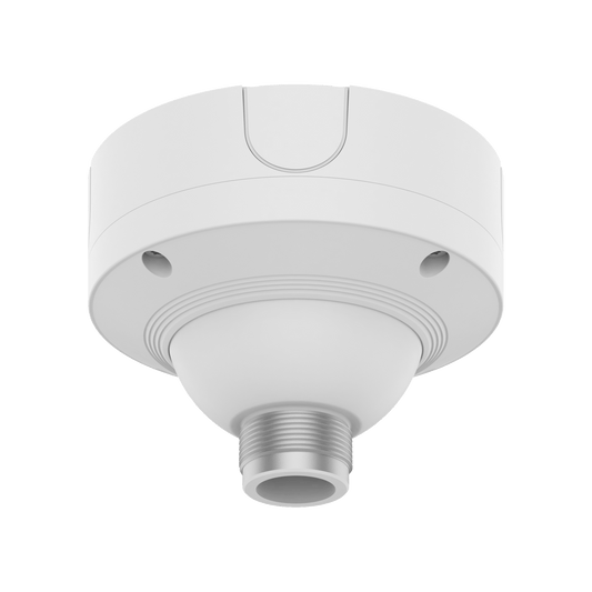 Montura Techo Base Giratoria SBP-180CMS / Aluminio Blanco RAL9003 / Diámetro 130 mm / Peso 970 g / Agujero Conduit 19.1 mm / Certificaciones FCC UL CE EAC