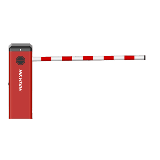 Barrera Vehicular con Abatimiento por Impacto Incluido / Brazo redondo de 3 mts / Apertura rápida / Uso continuo / Modelo Customizado para Casetas de Cobro