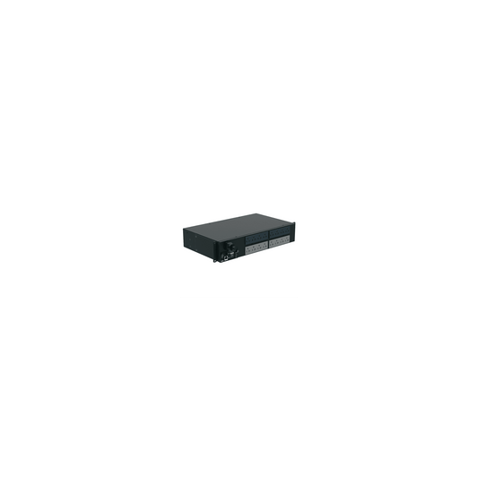 PDU Monitoreable (MI) para Distribución de Energía, Enchufe de Entrada NEMA L5-30P, Con 16 Salidas 5-20R, Horizontal 19 in, 120 Vca, 30 Amp, 2 UR