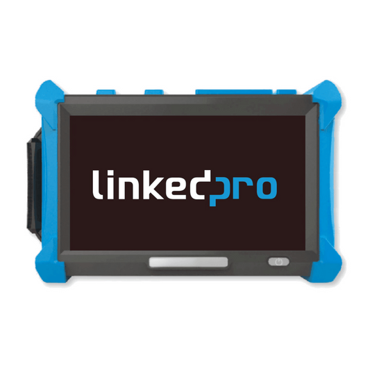 OTDR PRO de Alto Rendimiento para Enlaces de Fibra Óptica Monomodo / Pruebas en Fibra Óptica Viva / Longitudes de onda: 1310nm, 1550nm y 1625nm / Zona Muerta por Evento de 0.8 Metros / VFL 5mW / Distancia de prueba de hasta 420 km