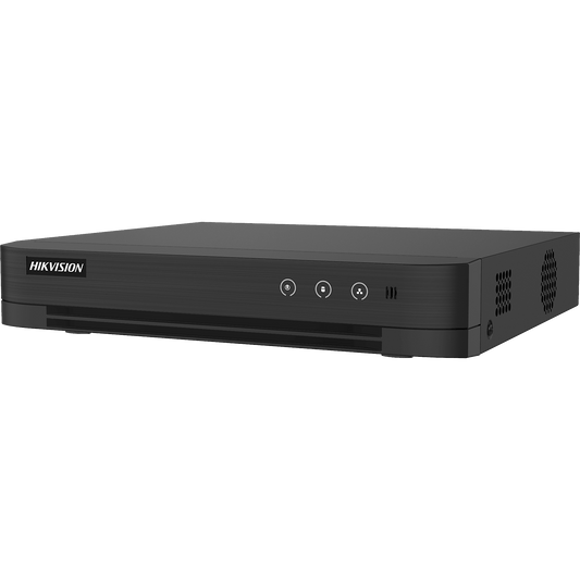 DVR 8 Canales TURBOHD + 4 Canales IP / 5 Megapixel Lite - 3K Lite / Audio Bidireccional /ACUSENSE (Evista falsas alarmas) / 1 Bahía de Disco Duro / Salida de Video en Full HD