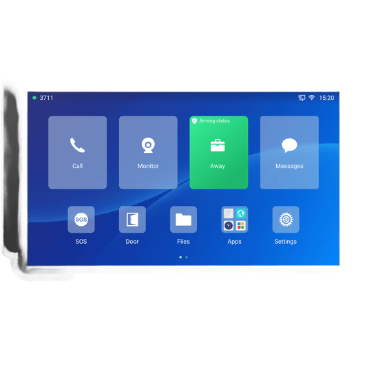 Estación de Intercomunicación SIP con Wi-Fi 6, Bluetooth y Control Total para Agendamiento de Salas y Edificios Inteligentes (Color Negro)