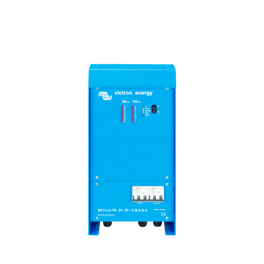 Skylla-TG 24/30 GMDSS / Cargador de Baterías para Ambientes Marinos 24 V, 30 A / Bancos de 250 a 350 Ah