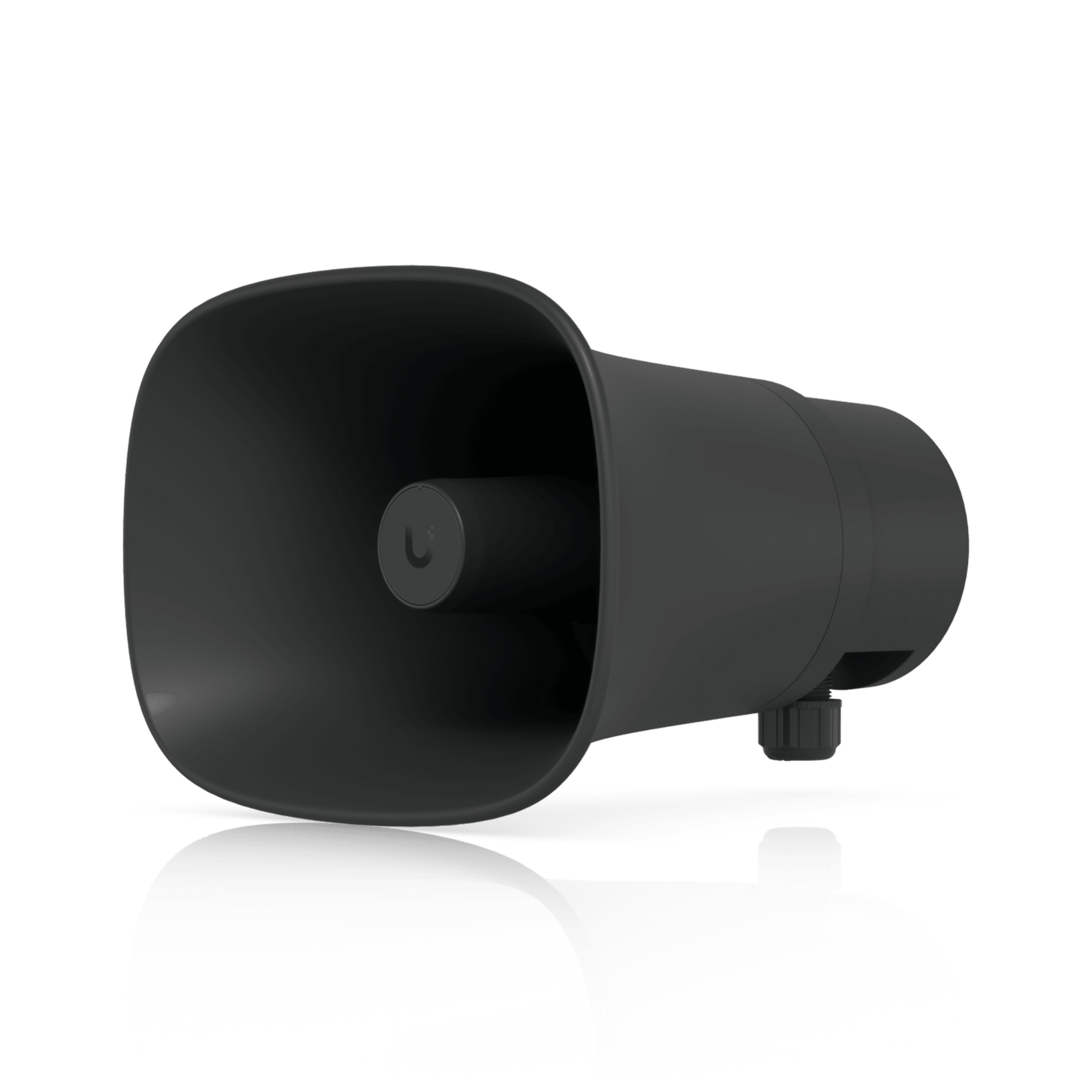 UniFi Protect AI Horn Speaker, Altavoz IP 120 dB, PoE+, Alerta AI Avanzada, Montaje Pared, Esquina y Poste, IP66, Color Negro