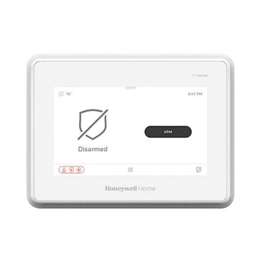 Sistema de Alarma con Pantalla Touch de 7" Compatible con sensores Inalambricos DSC, Bosh, 2GIG,ITI y Serie 5800 agregando el modulo PROTAKEOVR1