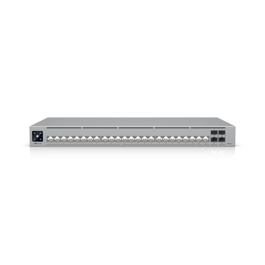 UniFi Switch Pro HD Capa 3, 24 puertos Etherlighting / (22) puertos 2.5 GbE, (2) puertos 10GbE, (4) puertos 10G SFP+