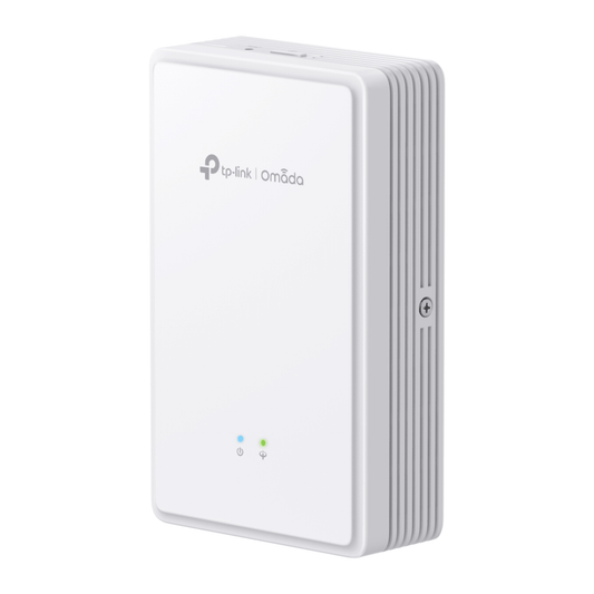 Punto de Acceso GPON Omada / WiFi 6 AX1800 / 1 puerto GPON / 1 Puerto FXS / 2 Puertos 10/100/1000 RJ45 / Mesh Omada / Configuración por Controlador o Stand-Alone / Para Montaje en Pared