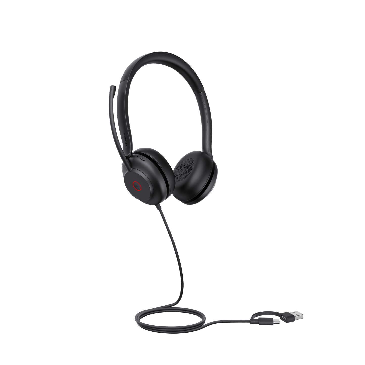 Diadema Alambrica UH35 Dual Teams de Yealink USB C/A con Cancelación de Ruido y Diseño Ergonómico