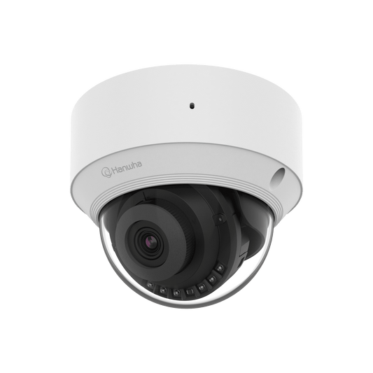 Cámara IP Tipo domo Interior 5 Megapíxel / Lente fijo 3mm / IR 25M / WDR 120db / H.265 & WiseStream / Inteligencia Artificial Deteccion de Personas y vehiculos