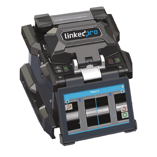 Fusionadora de Fibra Óptica con GPS para Fibra Óptica Multimodo y Monomodo / Alineación por Núcleo / 6 Motores para Mejor Precisión en el Empalme / Capacitación básica virtual gratuita