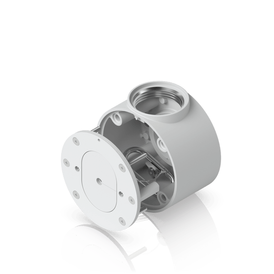 Camera Compact Junction Box – Caja de Conexiones Antimanipulación para Cámaras Compactas Dome y Turret Color Blanco