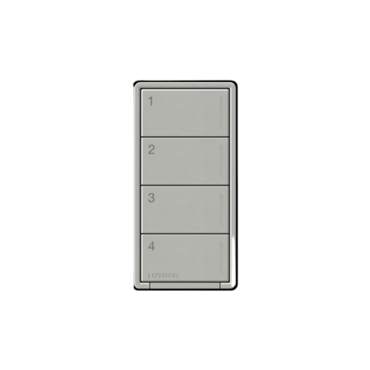 (RadioRa3) Botonera Sunnata Negro 3 escenas y 2 botones subir/bajar para Radio RA3, programe escenas diferentes en cada botón.