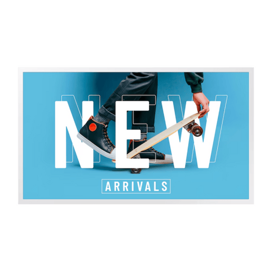 E-PAPER para publicidad digital, bateria incluida, hasta 6 colores uso 24/7, VESA 200x200