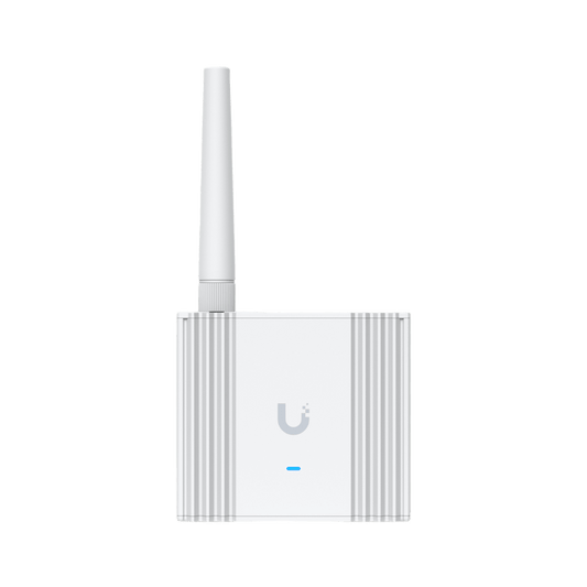 UniFi Protect SuperLink AP para sensores UniFi Protect / (1) Puerto 10/100 MbE / Gestión Bluetooth 5.2 / se energiza por PoE o USB Tipo-C (5V, 1A) / Montaje en riel Din o pared