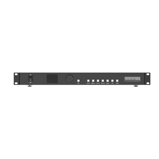 Controlador de Video LED VC4 / 4 Puertos Gigabit Ethernet / Entradas HDMI 1.3, DVI, VGA, CVBS / Salida Máxima 2.6 MP / Compatibilidad con RS232