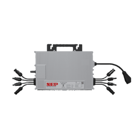 Microinversor 2.25 Kw, 220 Vca, para Interconexión a Red Eléctrica, IP67, WIFI Incuido, Soporta Oversizing a 4 Módulos de Hasta 750 W, Incluye Conector Troncal