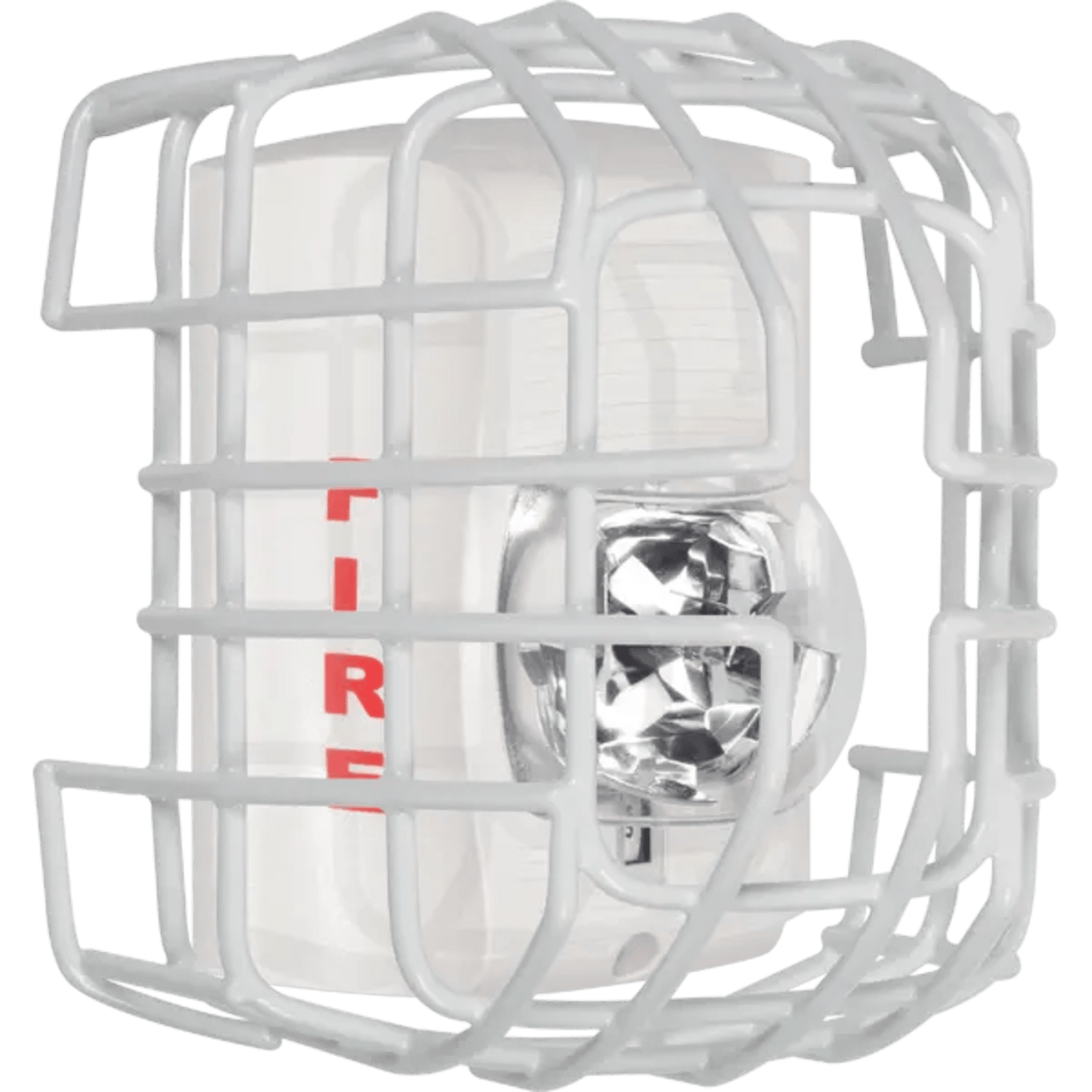 Protector De Rejilla Anti Vandalismo Y Golpes Accidentales, Color Blanco, Para Sirenas/Estrobos/Bocinas System Sensor, Montaje En Superficie, 7.49"Altox6.74"Anchox6.09"Profundidad