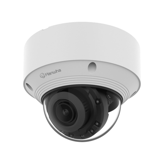 Cámara IP Tipo Domo Antivandálica 2 Megapíxel Serie Q-Core / Lente Motorizado 3.2 a 10mm / IR 40M / WDR 120db / Salida de video HDMI / Exterior IP66, IK10, NEMA 4X / H.265 & WiseStream