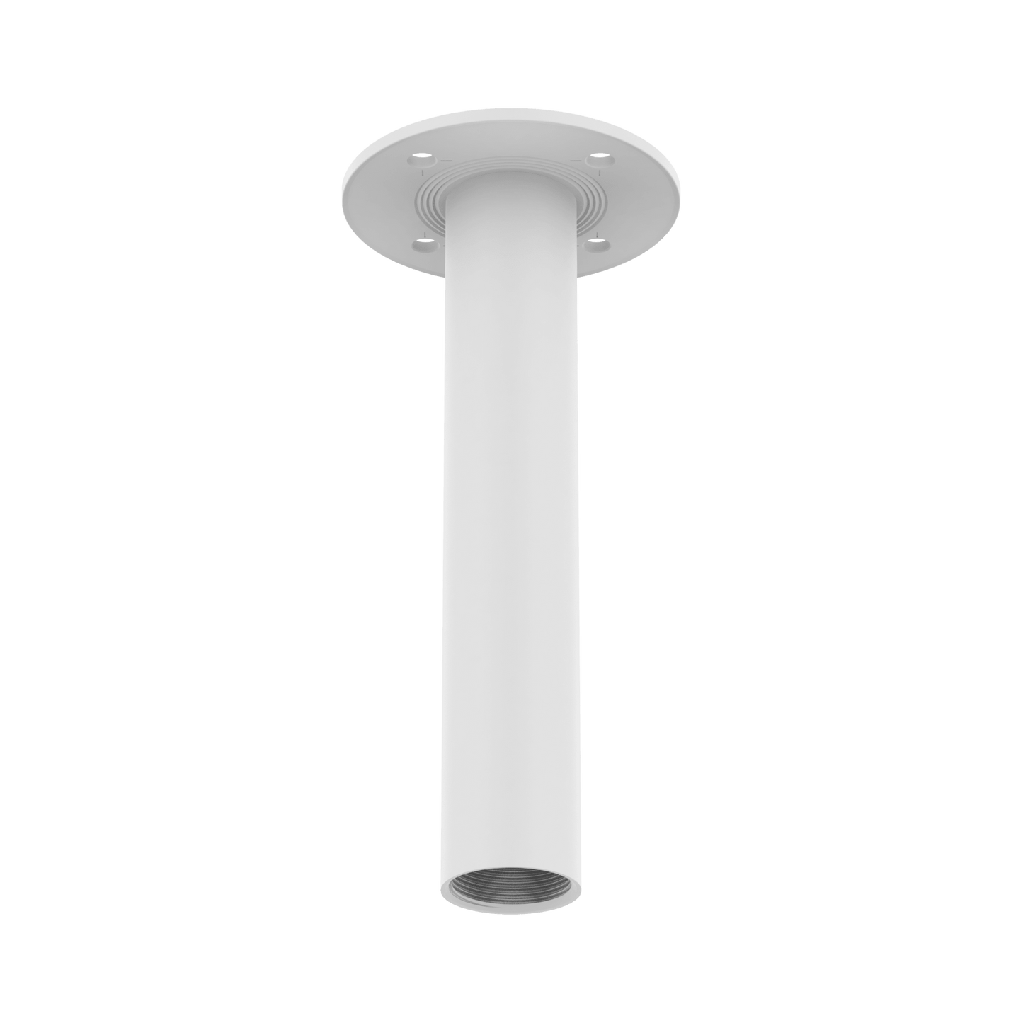 Soporte de Techo SBP-300CMI / Aluminio / Blanco / Peso 800g / Carga Máxima 10kg / Compatible con Modelos Hanwha Vision / Certificaciones EAC UL CE FCC