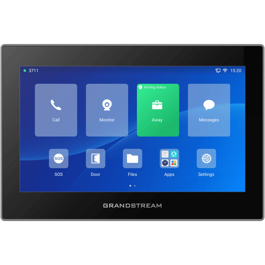 Estación de Intercomunicación SIP con Wi-Fi 6, Bluetooth y Control Total para Agendamiento de Salas y Edificios Inteligentes (Color Negro)