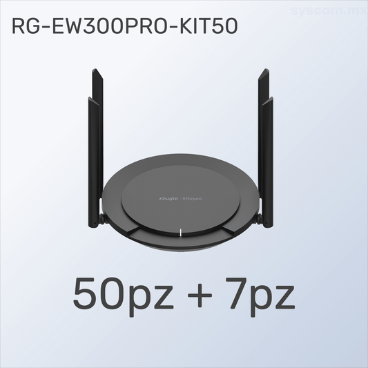 KIT BUEN FIN Router RG-EW300PRO, 57 Piezas al Precio de 50