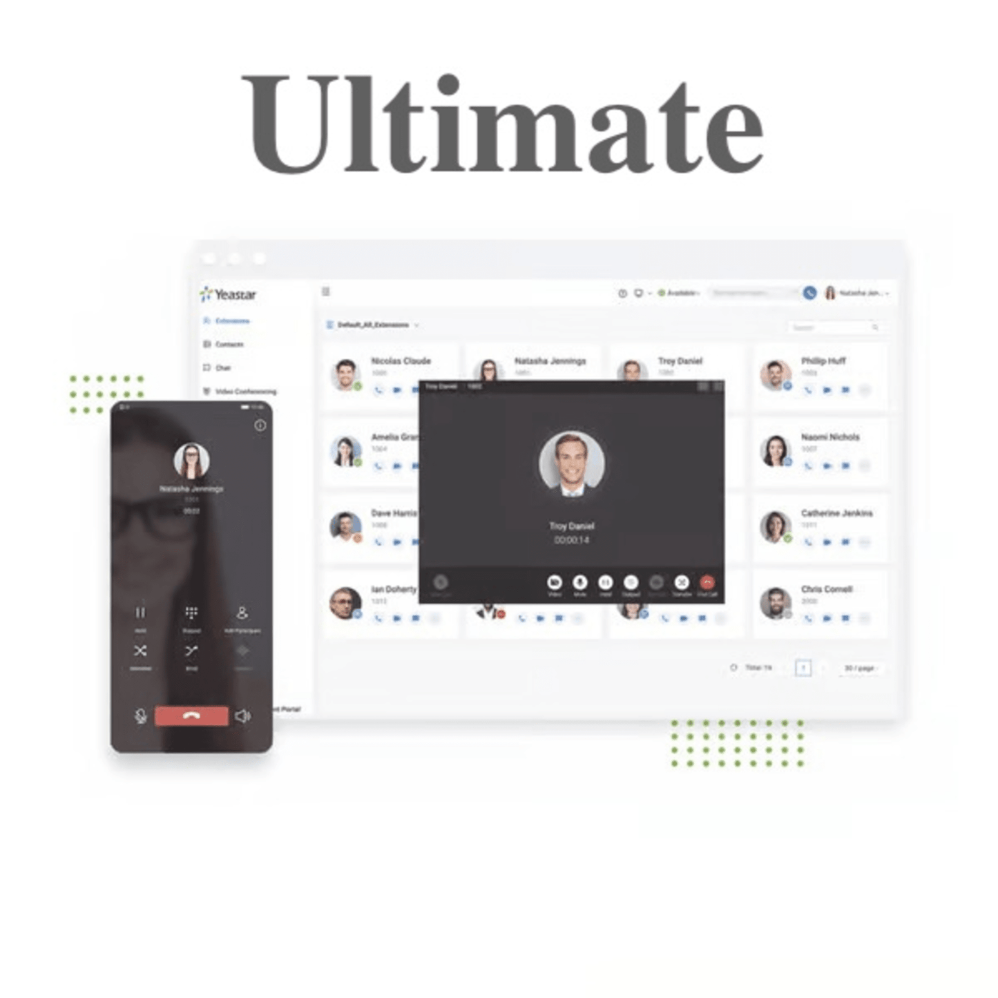 Extensión anual de usuario para conmutador en nube Yeastar Ultimate Edition