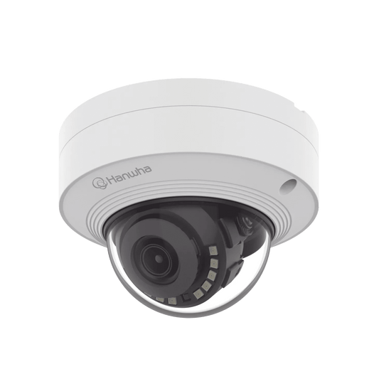 Cámara IP Tipo Domo con inteligencia artificial Antivandálica 5 Megapíxel / Lente 3 mm / IR 20M / WDR 120db / Exterior IP66 / IK10 / NEMA4X / H.265 & WiseStream / Conteo de personas y vehiculos