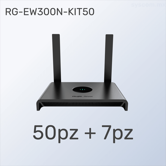 KIT BUEN FIN Router RG-EW300N, 57 Piezas al Precio de 50