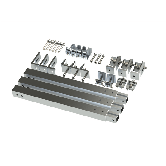 Caja de accesorios de aluminio  anodizado para montaje VEKTOR8R2700 , arreglo 1X2para techo