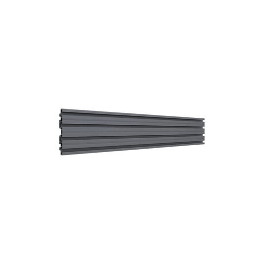 Accesorio_ Riel de Aluminio con Longitud 1000 mm |  Incluye Tapas laterales  | Compatible con estructura para Videowall | Diseño Modular