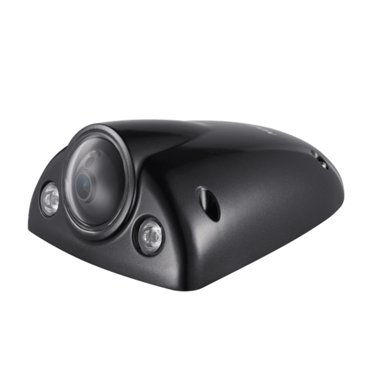 Cámara de Red Móvil / 4MP / Compresión H.265+ / Tecnología WDR 120 dB / Resistencia IP68, IP69K, IK10 / Lente 2.8 mm F1.6 / Transmisión Avanzada y 3DNR / Uso en Redes Móviles