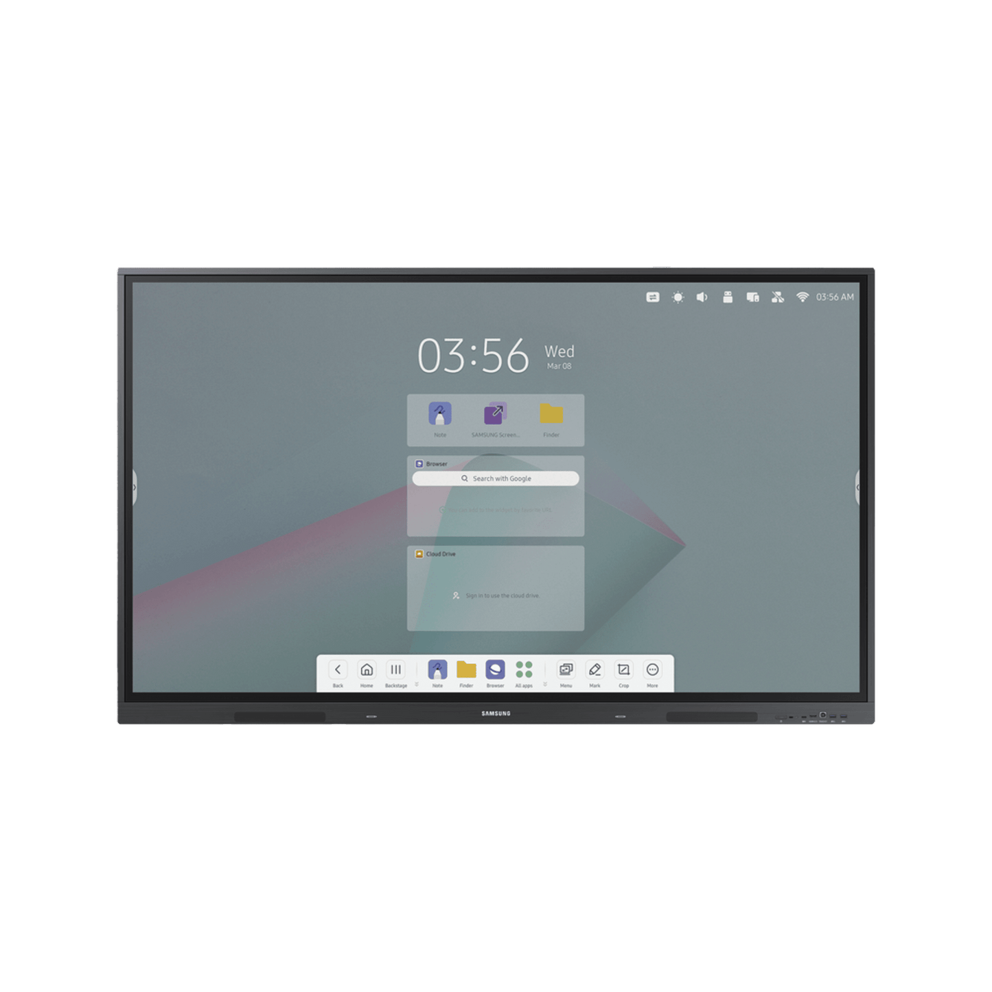 Pantalla tactil interactiva 75" Android 14 certificado con EDLA  / Touch tipo IR / UHD / 400 nits / HDMI / USB / WIFI / RJ45 / Compatible con montajes VESA 800 x 400