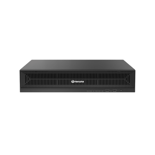 NVR de  64 canales / 8K / Hasta 8 Discos Duros / H.265 & Wisestream / Wisenet P2P