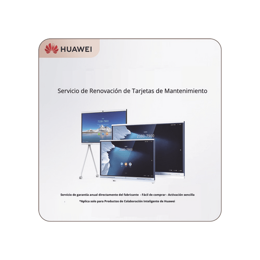 Tarjeta de Servicio de Mantenimiento HiCare RFR por un año para IdeaHub IHB2-65PU, IHB3-65SA y IHB2-65PB